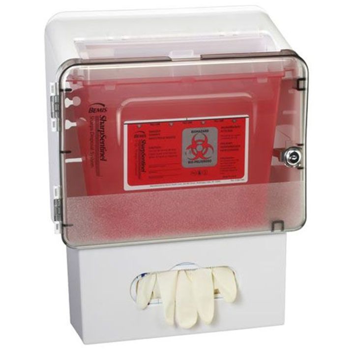 Glove Holder (Add onto Sharps Wall Cabinet)